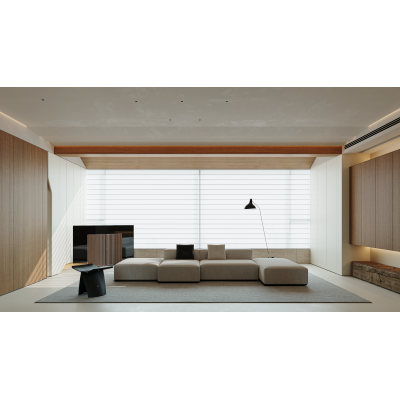 臺州·明月君瀾143m2自然主義極簡風格